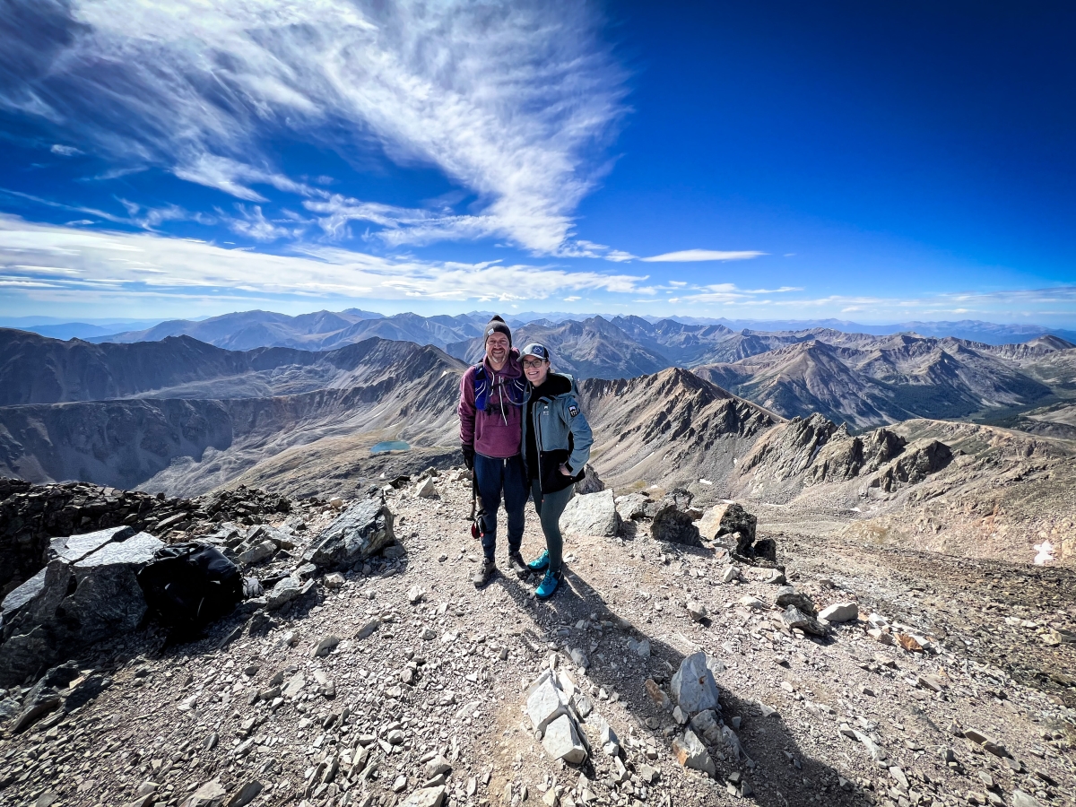 Sean & Jocelyn Gilligan La Plata Peak Summit
